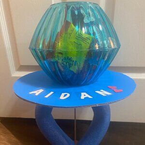 Personalized Giant Ring Pop Gift Basket - Custom Name Valentine's Day, Birthday